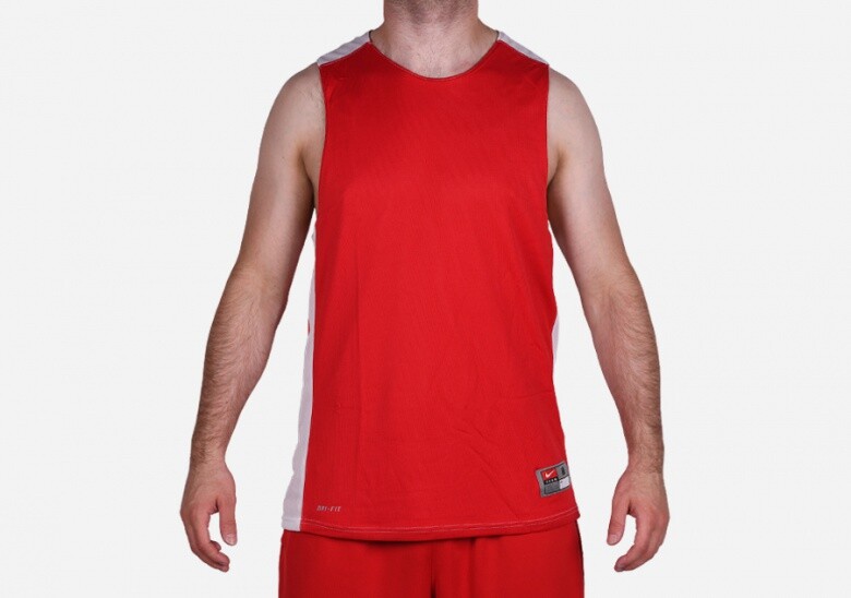 NIKE LEAGUE REVERSIBLE PRACTICE TANK RED