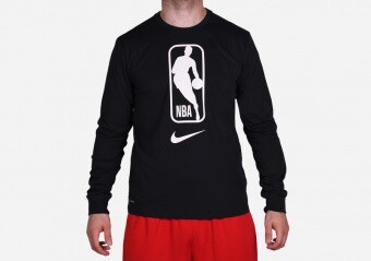 NIKE NBA TEAM 31 DRI-FIT LONG-SLEEVE TEE BLACK