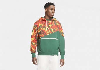 NIKE THROWBACK HOODIE GREEN