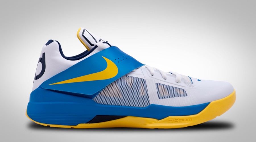 NIKE ZOOM KEVIN DURANT KD IV 4 WHITE YELLOW