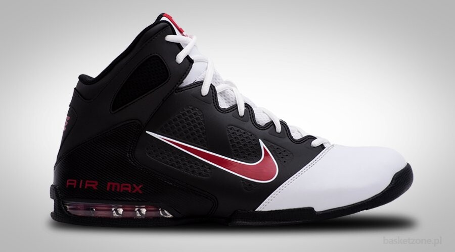 NIKE AIR MAX FULL COURT 2 BLACK UNIVERSITY RED price 57.50 Basketzone