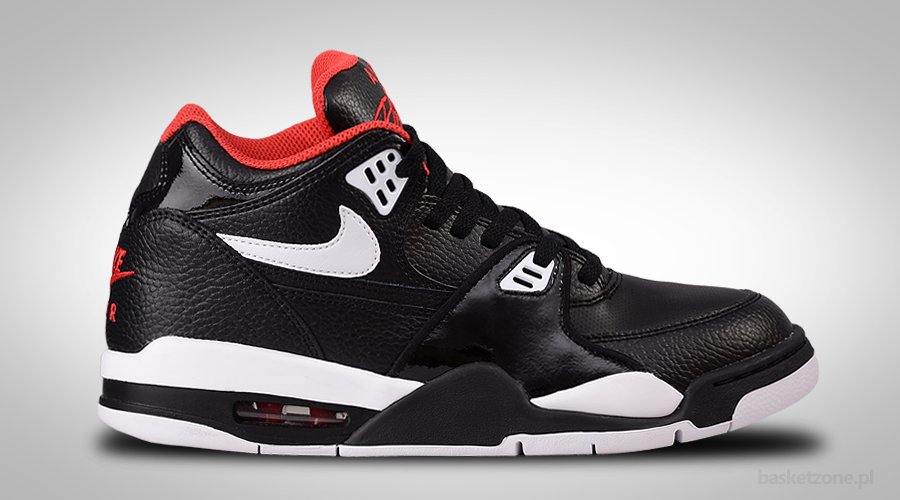NIKE AIR FLIGHT 89 BLACK WHITE UNIVERSITY RED pour 95 00 Basketzone