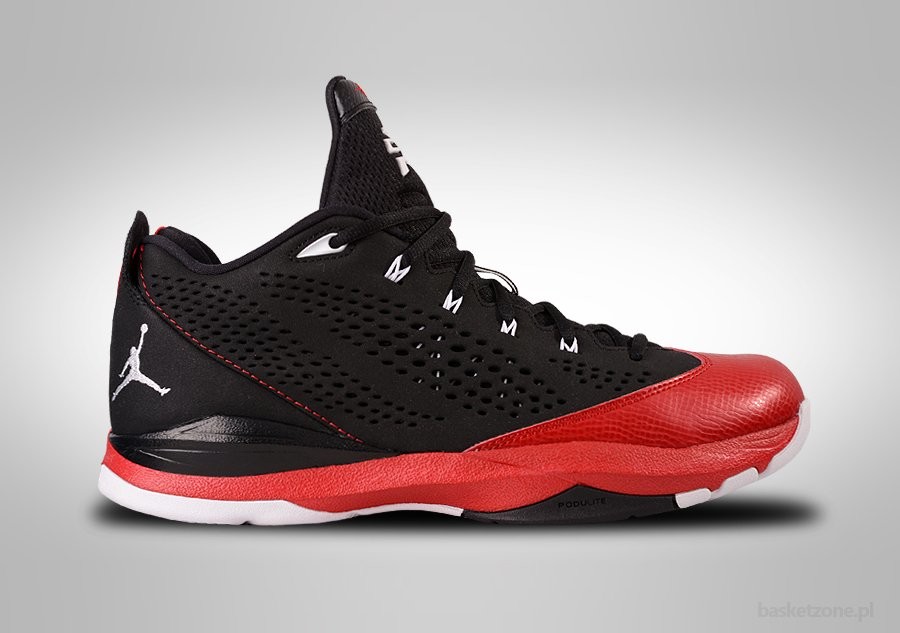 NIKE AIR JORDAN CP3.VII BLACK RED BRED price 997.50SEK Basketzone